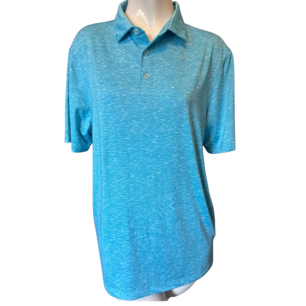 Men's Champion Blue Polo Golf Shirt size medium